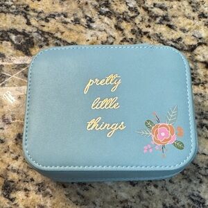 Blue Floral Jewelry Box